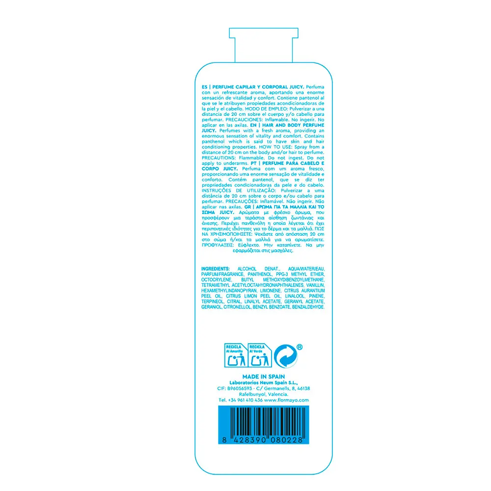 <span class="notranslate">FLOR DE MAYO JUICY</span> HAIR & BODY PERFUME 80 ml <span class="notranslate">FLOR DE MAYO JUICY</span> HAIR & BODY PERFUME 80 ml - Image 3