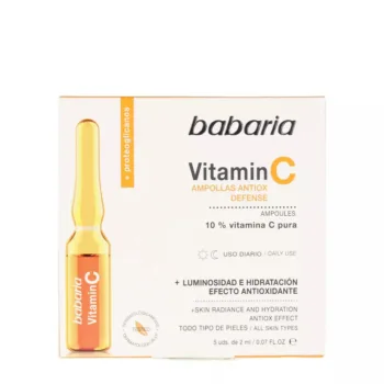 BABARIA VITAMIN C antiox defense ampoules 5 x 2 ml BABARIA VITAMIN C antiox defense ampoules 5 x 2 ml
