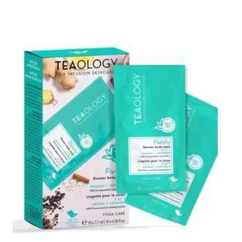 TEAOLOGY PURITY CHAI TEA shower body wipe 10 x 7,7 ml