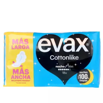EVAX EVAX COTTONLIKE night pads wings 18 u