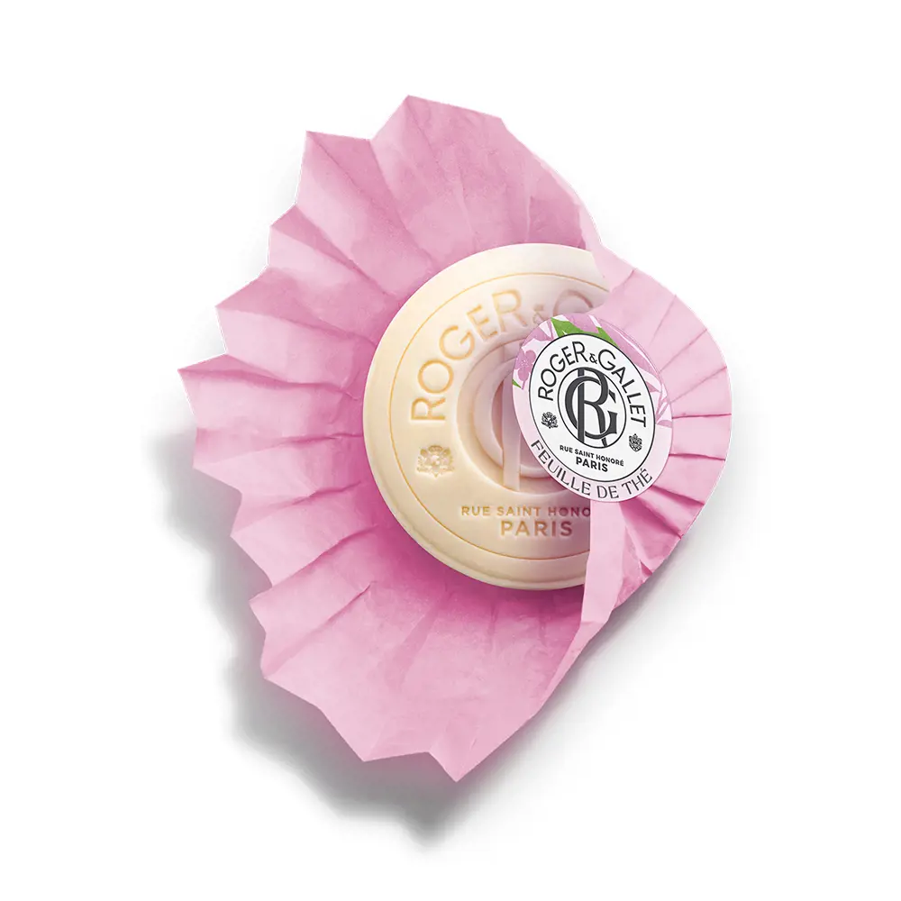 ROGER & GALLET FEUILLE DE THE scented soap 100 gr ROGER & GALLET FEUILLE DE THE scented soap 100 gr - Image 3