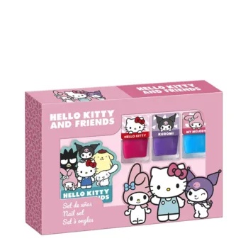 LORENAY HELLO KITTY AND FRIENDS NAILS SET 3 pcs