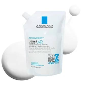 LA ROCHE POSAY LIPIKAR SYNDET AP+ Relipidizing and Anti-Irritation Shower Cream for Atopic Skin, 400ml Refill