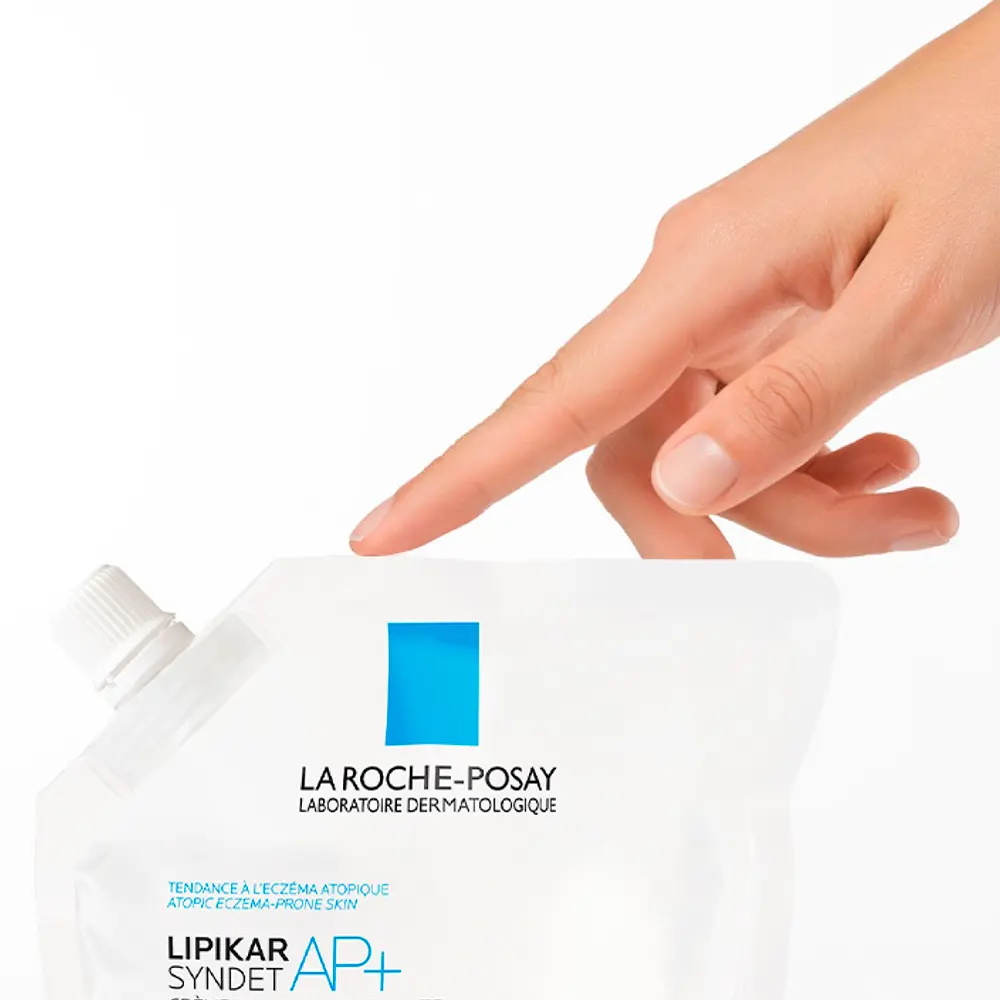 LA ROCHE POSAY LIPIKAR SYNDET AP+ Relipidizing and Anti-Irritation Shower Cream for Atopic Skin, 400ml Refill LA ROCHE POSAY LIPIKAR SYNDET AP+ Relipidizing and Anti-Irritation Shower Cream for Atopic Skin, 400ml Refill - Image 4