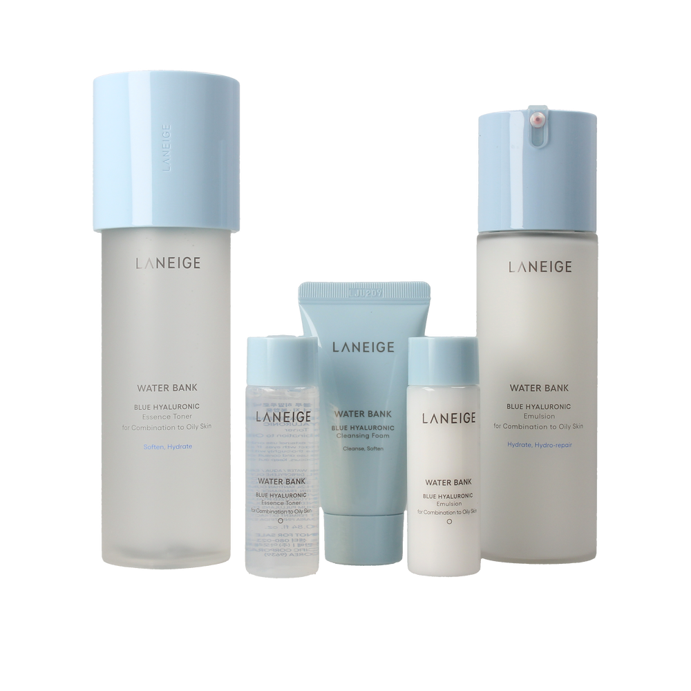 LANEIGE WATER BANK HA BLUE ESSENTIAL OILY SKIN CASE 5 pcs