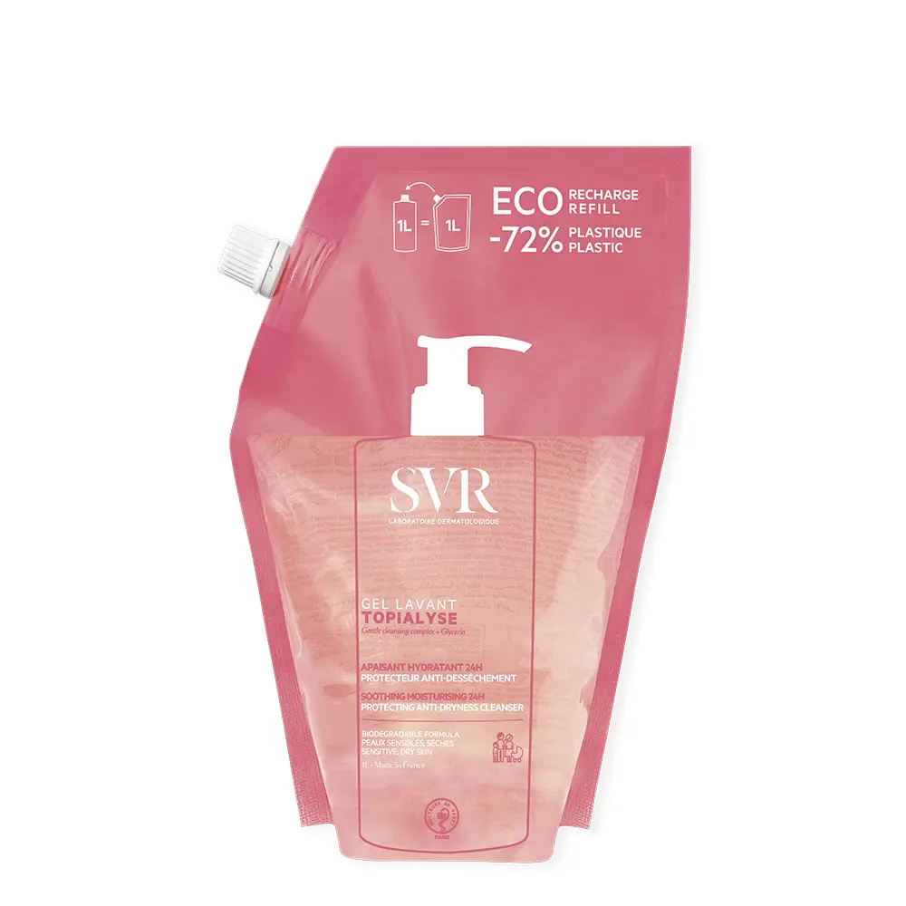 SVR TOPIALYSE gel cleansing recharge 1000 ml SVR TOPIALYSE gel cleansing recharge 1000 ml