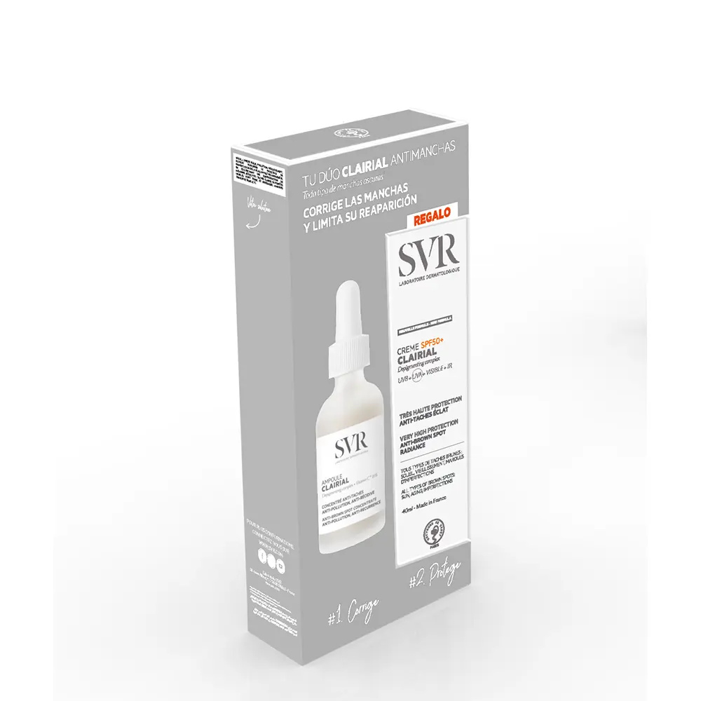 SVR CLAIRIAL AMPOULE + CREME SPF50 set 2 pcs SVR CLAIRIAL AMPOULE + CREME SPF50 set 2 pcs