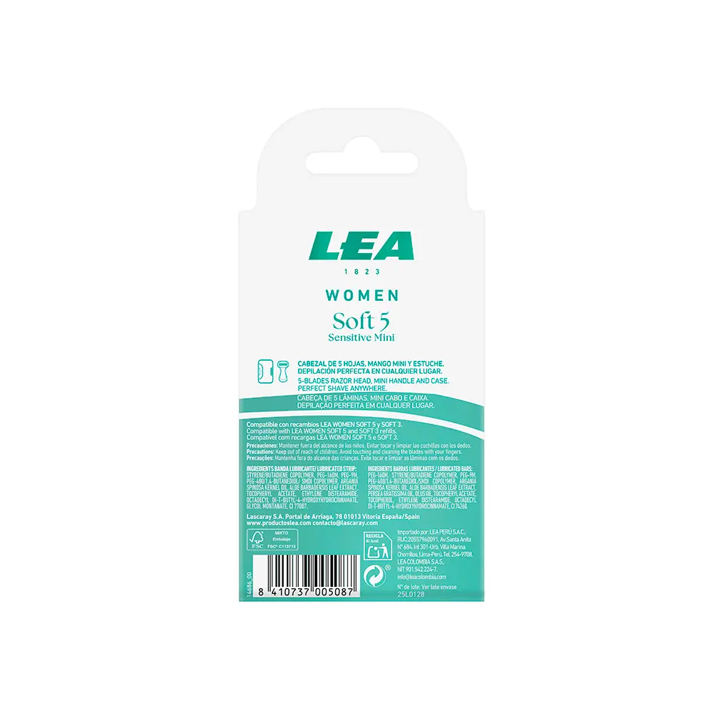 LEA WOMEN SOFT 5 mini razor 1 unit