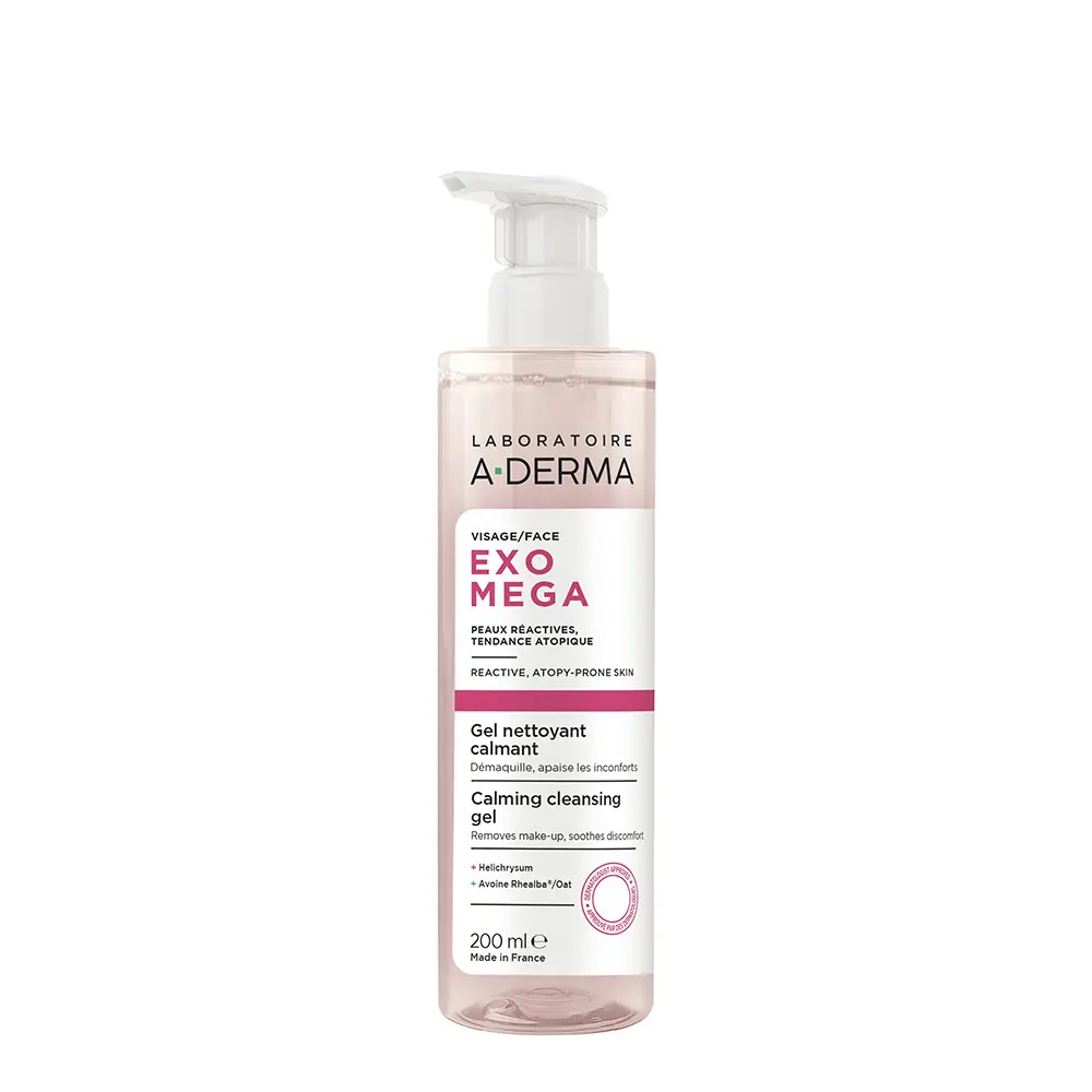 A-DERMA EXOMEGA Soothing Facial Cleansing Gel 200ml A-DERMA EXOMEGA Soothing Facial Cleansing Gel 200ml