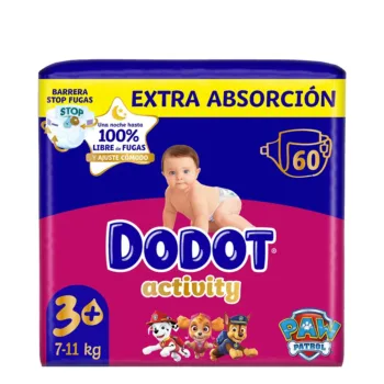 DODOT DODOT ACTIVITY EXTRA size 3 diapers 6-10 kg 60 units