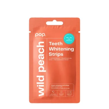 POP. POP. Peach Flavored Whitening Strips 7 Units
