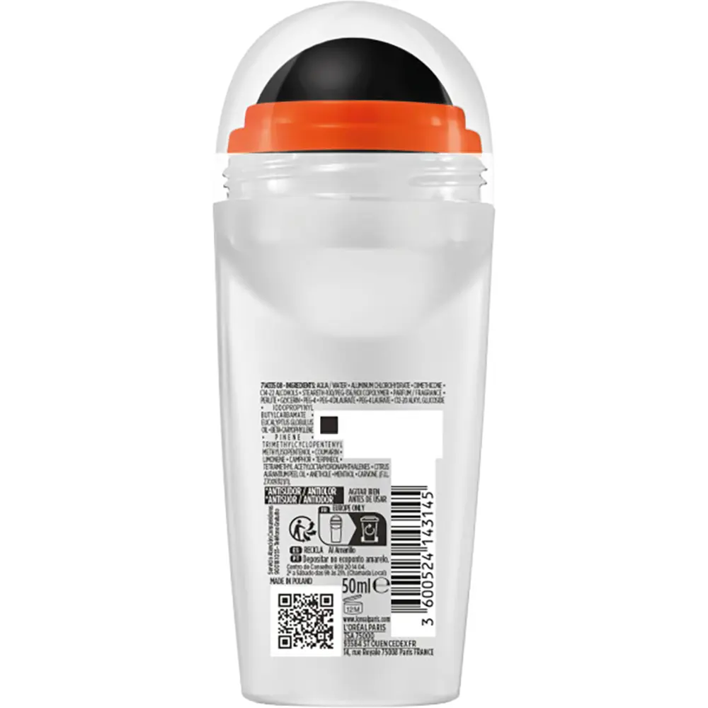 L'OREAL PARIS MEN EXPERT hydra energetic extreme sport anti-perspirant 72h roll on 50 ml L'OREAL PARIS MEN EXPERT hydra energetic extreme sport anti-perspirant 72h roll on 50 ml