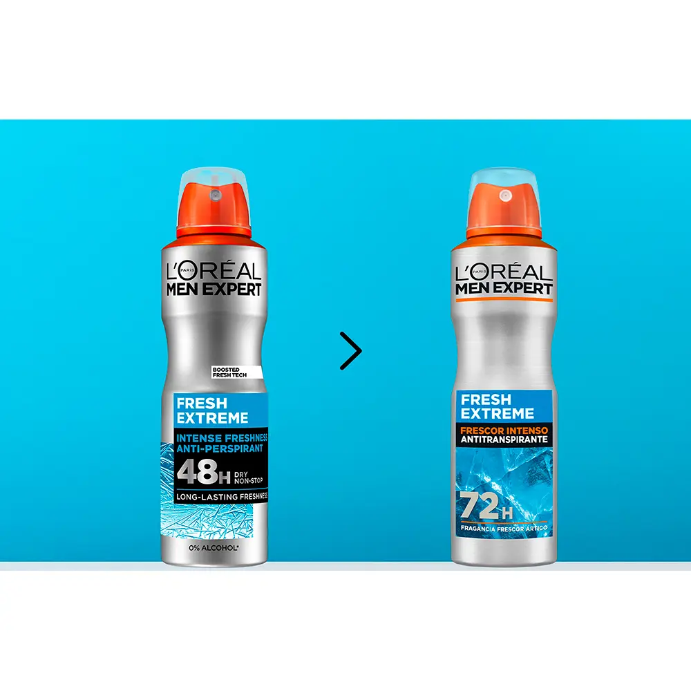 L'OREAL PARIS MEN EXPERT fresh extreme anti-perspirant 72h deo spray 150 ml L'OREAL PARIS MEN EXPERT fresh extreme anti-perspirant 72h deo spray 150 ml - Image 3