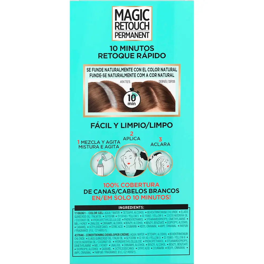 <span class="notranslate">L'OREAL PARIS MAGIC RETOUCH</span> permanent hair color #6-Light Brown 1 unit