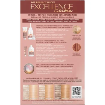 <span class="notranslate">L'OREAL PARIS EXCELLENCE CREME</span> ammonia-free hair color with micro-keratin #8.13-Beige Blonde 1 unit