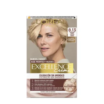 <span class="notranslate">L'OREAL PARIS EXCELLENCE CREME</span> ammonia-free hair color with micro-keratin #8.13-Beige Blonde 1 unit <span class="notranslate">L'OREAL PARIS EXCELLENCE CREME</span> ammonia-free hair color with micro-keratin #8.13-Beige Blonde 1 unit