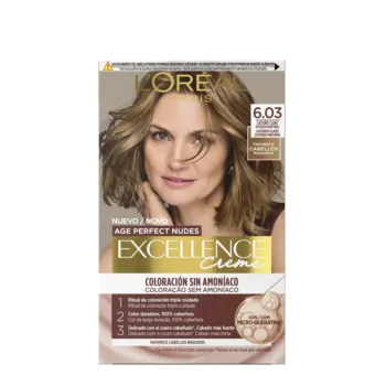 <span class="notranslate">L'OREAL PARIS EXCELLENCE CREME</span> ammonia-free hair color with micro-keratin #6.03-Light Brown 1 unit <span class="notranslate">L'OREAL PARIS EXCELLENCE CREME</span> ammonia-free hair color with micro-keratin #6.03-Light Brown 1 unit