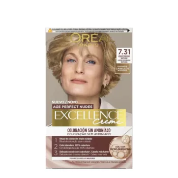 <span class="notranslate">L'OREAL PARIS EXCELLENCE CREME</span> ammonia-free hair color with micro-keratin #7.31-Natural Golden Blonde 1 unit <span class="notranslate">L'OREAL PARIS EXCELLENCE CREME</span> ammonia-free hair color with micro-keratin #7.31-Natural Golden Blonde 1 unit