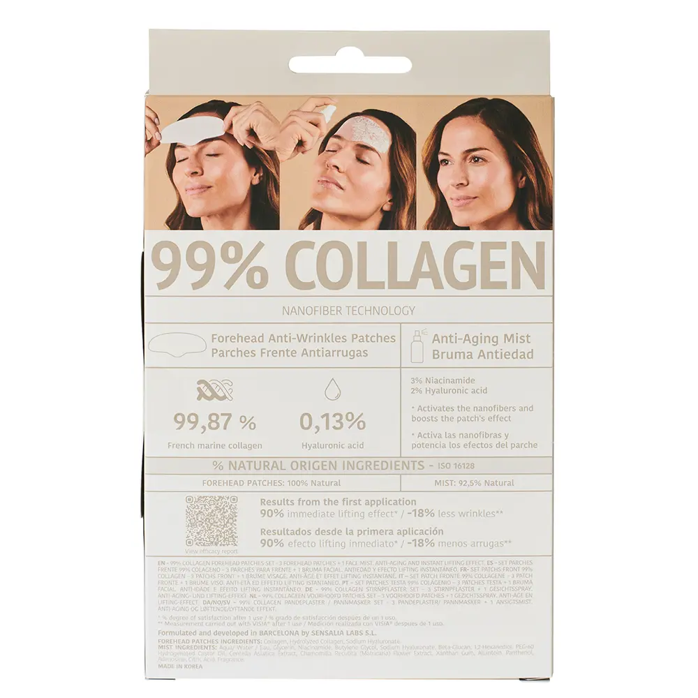 IROHA 99% COLLAGEN forehead patches 3 units