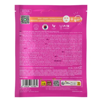IROHA POST WORKOUT facial mask 1 u