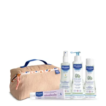 MUSTELA BABY-CHILD CLAY VANITY TOILETRY CASE 5 pc MUSTELA BABY-CHILD CLAY VANITY TOILETRY CASE 5 pc