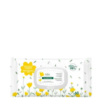KLORANE BEBE gentle cleansing wipes 60 u KLORANE BEBE gentle cleansing wipes 60 u