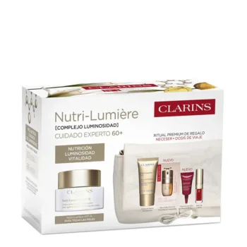 CLARINS NUTRI LUMIERE DAY CREAM FOR ALL SKIN TYPES, 5-PIECE SET