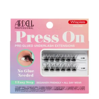 <span class="notranslate">ARDELL PRESS ON</span> pre-glued underlash extensions #wispies volume 12 u