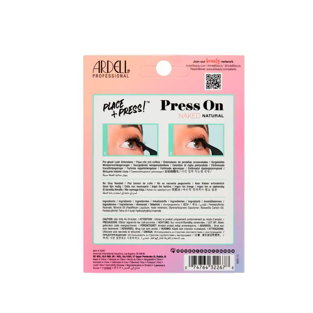 <span class="notranslate">ARDELL PRESS ON</span> pre-glued underlash extensions #naked natural 30 u <span class="notranslate">ARDELL PRESS ON</span> pre-glued underlash extensions #naked natural 30 u - Image 3