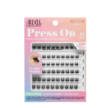 <span class="notranslate">ARDELL PRESS ON</span> pre-glued underlash extensions #naked natural 60 u