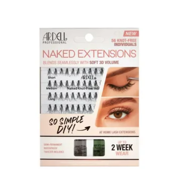 <span class="notranslate">ARDELL NAKED EXTENSIONS SOFT 3D VOLUME x 56</span> knot-free individuals #black 1 u