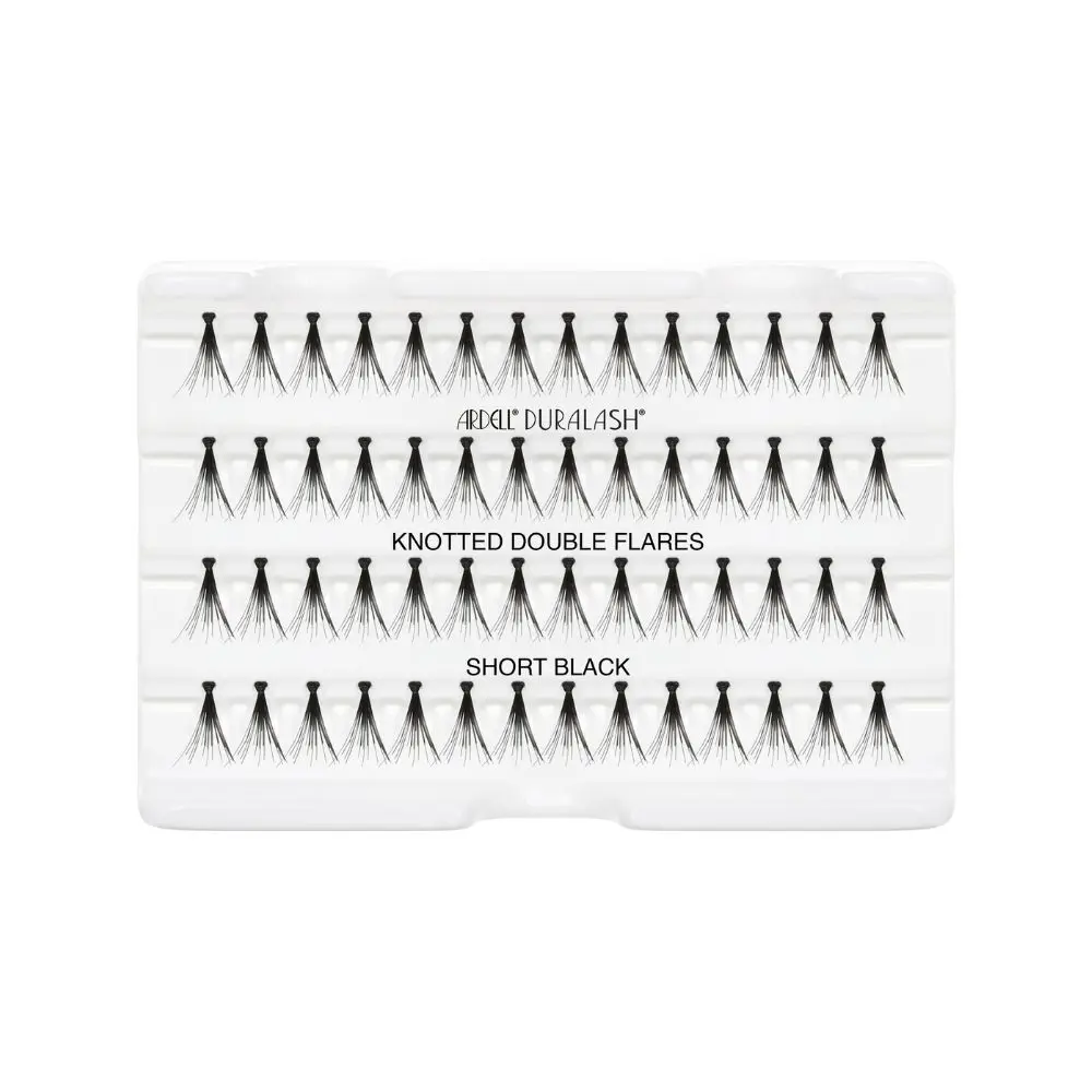<span class="notranslate">ARDELL INDIVIDUALS DOUBLE UP</span> knotted double flares #short black 56 u