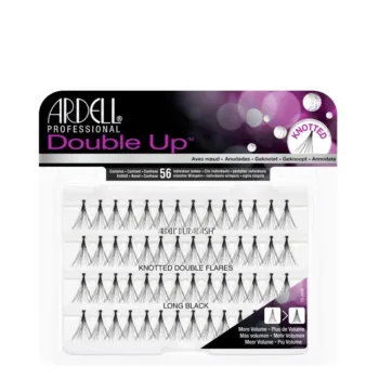<span class="notranslate">ARDELL INDIVIDUALS DOUBLE UP</span> knotted double flares #long black 56 u
