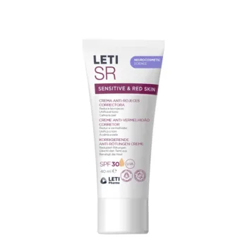 LETI PHARMA LETISR SENSITIVE & RED SKIN corrective anti-redness cream SPF30 40 ml