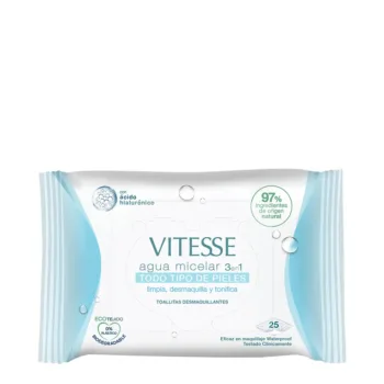 VITESSE Micellar Water Wipes 3 in 1 for all skin types 25 units VITESSE Micellar Water Wipes 3 in 1 for all skin types 25 units