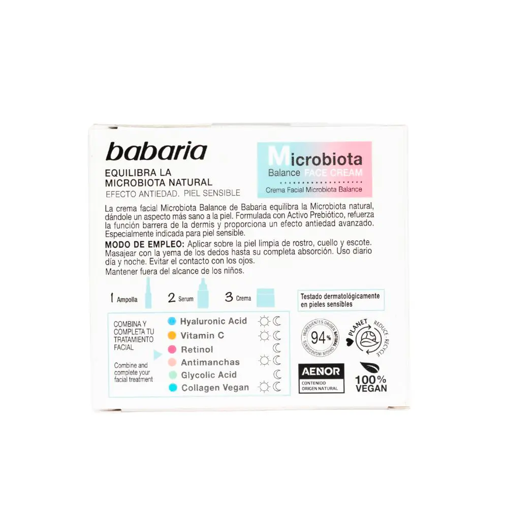 BABARIA MICROBIOTA balance facial cream 50 ml