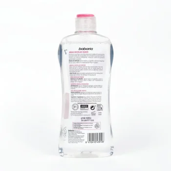 BABARIA ROSA MOSQUETA agua micelar desmaquillante 400 ml