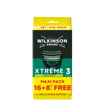 WILKINSON XTREME-3 SENSITIVE disposable razors 24 units