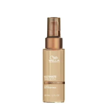 WELLA PROFESSIONALS ULTIMATE SMOOTH silky milk lightweight silky balm, smoothness and frizz control 30 ml WELLA PROFESSIONALS ULTIMATE SMOOTH silky milk lightweight silky balm, smoothness and frizz control 30 ml