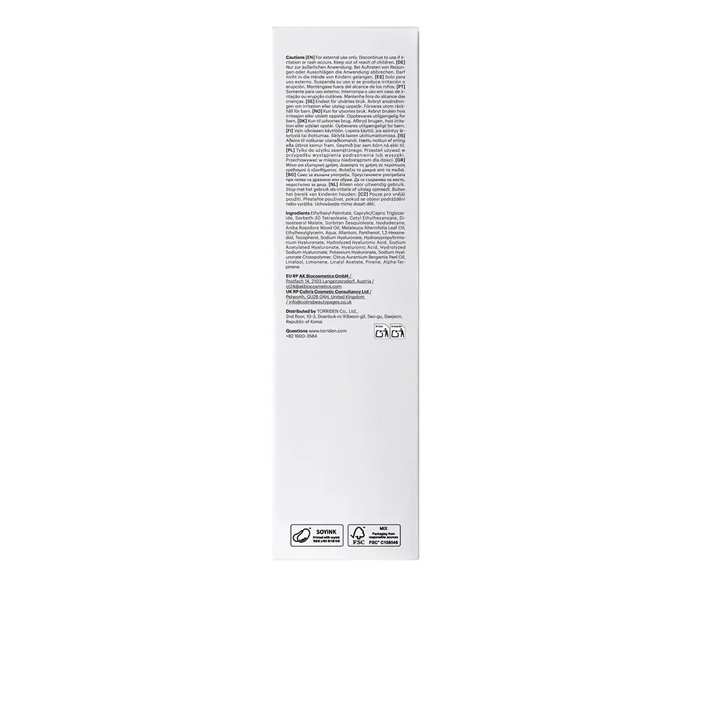 TORRIDEN DIVE-IN low molecular hyaluronic acid cleasing oil 60 ml