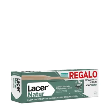 LACER LACER NATUR TOOTHPASTE + TOOTHBRUSH 2 PACK