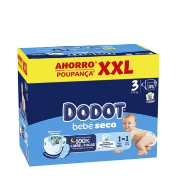 DODOT DODOT STAGES XXL size 3 diapers 6-10 kg 176 units