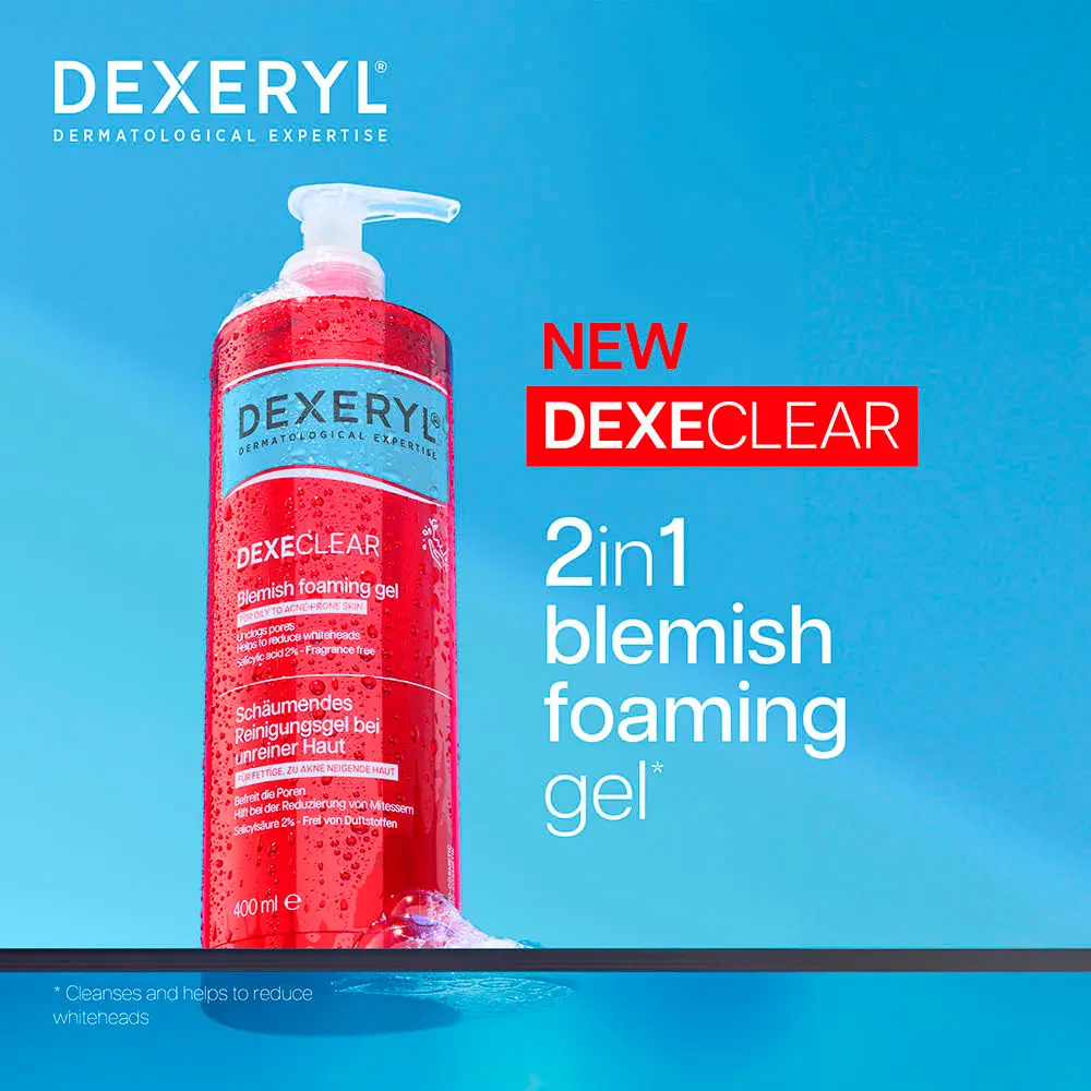 DEXERYL DEXECLEAR anti-blemish cleansing gel pack 2 x 400 ml DEXERYL DEXECLEAR anti-blemish cleansing gel pack 2 x 400 ml