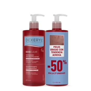 DEXERYL DEXECLEAR anti-blemish cleansing gel pack 2 x 400 ml DEXERYL DEXECLEAR anti-blemish cleansing gel pack 2 x 400 ml