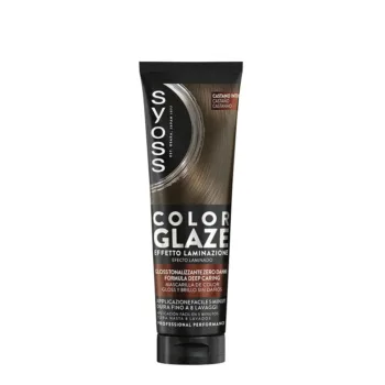 SYOSS COLOR GLAZE mattifying color mask with laminated effect #Brown 130 ml