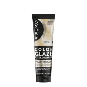 SYOSS COLOR GLAZE mattifying color mask with laminated effect #Platinum Blonde 130 ml