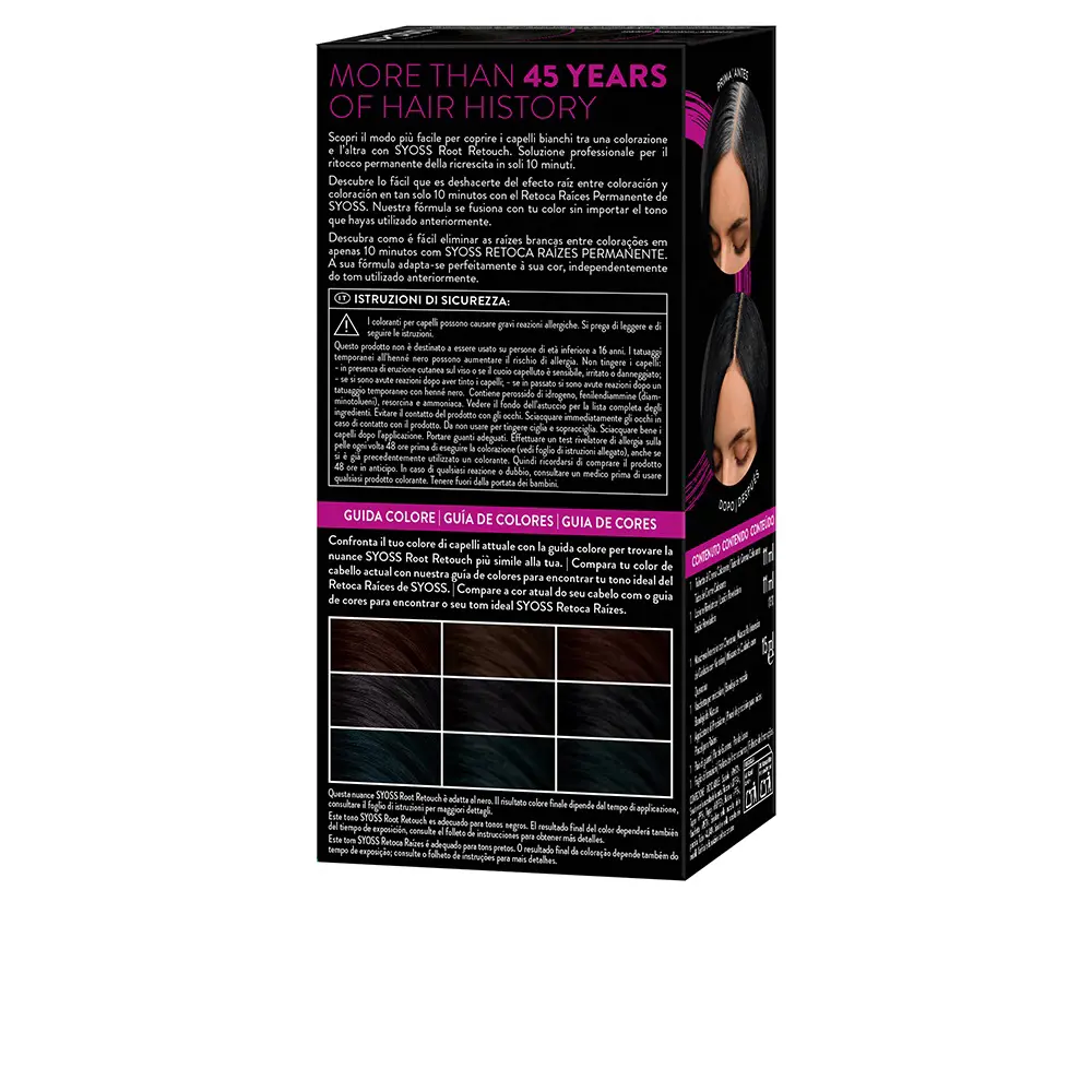 SYOSS ROOT RETOUCH root touch-up mask #Black 1 unit