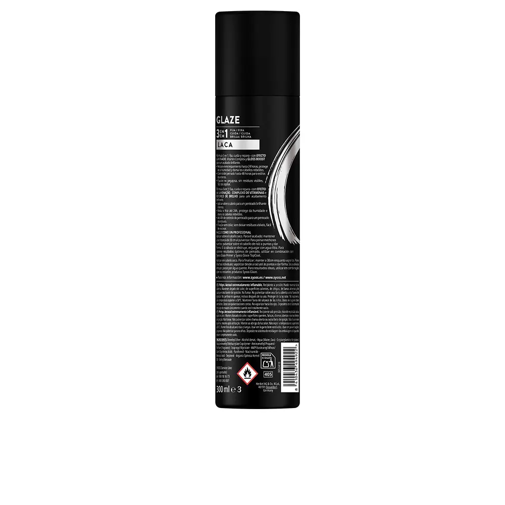 SYOSS GLAZE 3 IN 1 hairspray 300 ml SYOSS GLAZE 3 IN 1 hairspray 300 ml
