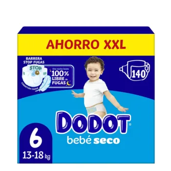 DODOT DODOT STAGES XXL size 6 diapers 13-18 kg 140 units DODOT DODOT STAGES XXL size 6 diapers 13-18 kg 140 units