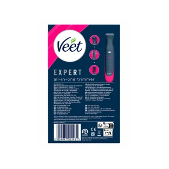VEET EXPERT ELECTRIC TRIMMER bikini, face and body 5 units
